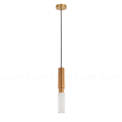 Подвесной светильник Cloyd SEQUEL P1 / латунь - бел.мрамор (арт.11061)