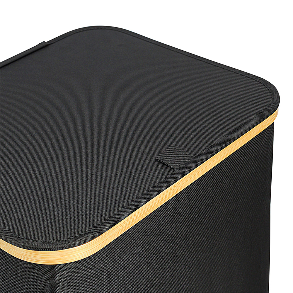 Корзина для белья neat tall, 41х35х74 см, черная