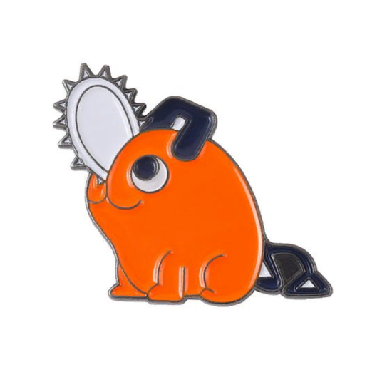 Значок Человек-бензопила "Почита", р-р 3,4х2,5см