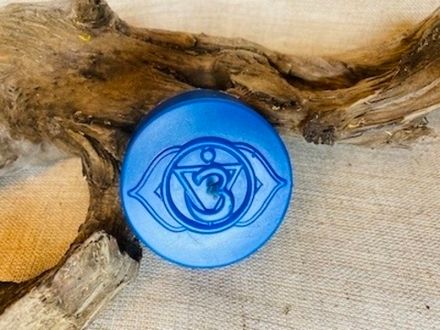 Свеча - Аджна с эфирным маслом Мяты