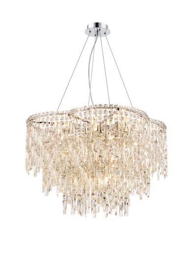 Z56-ф800*H460 CHROME (1) Люстра (в 2-х коробках) NW