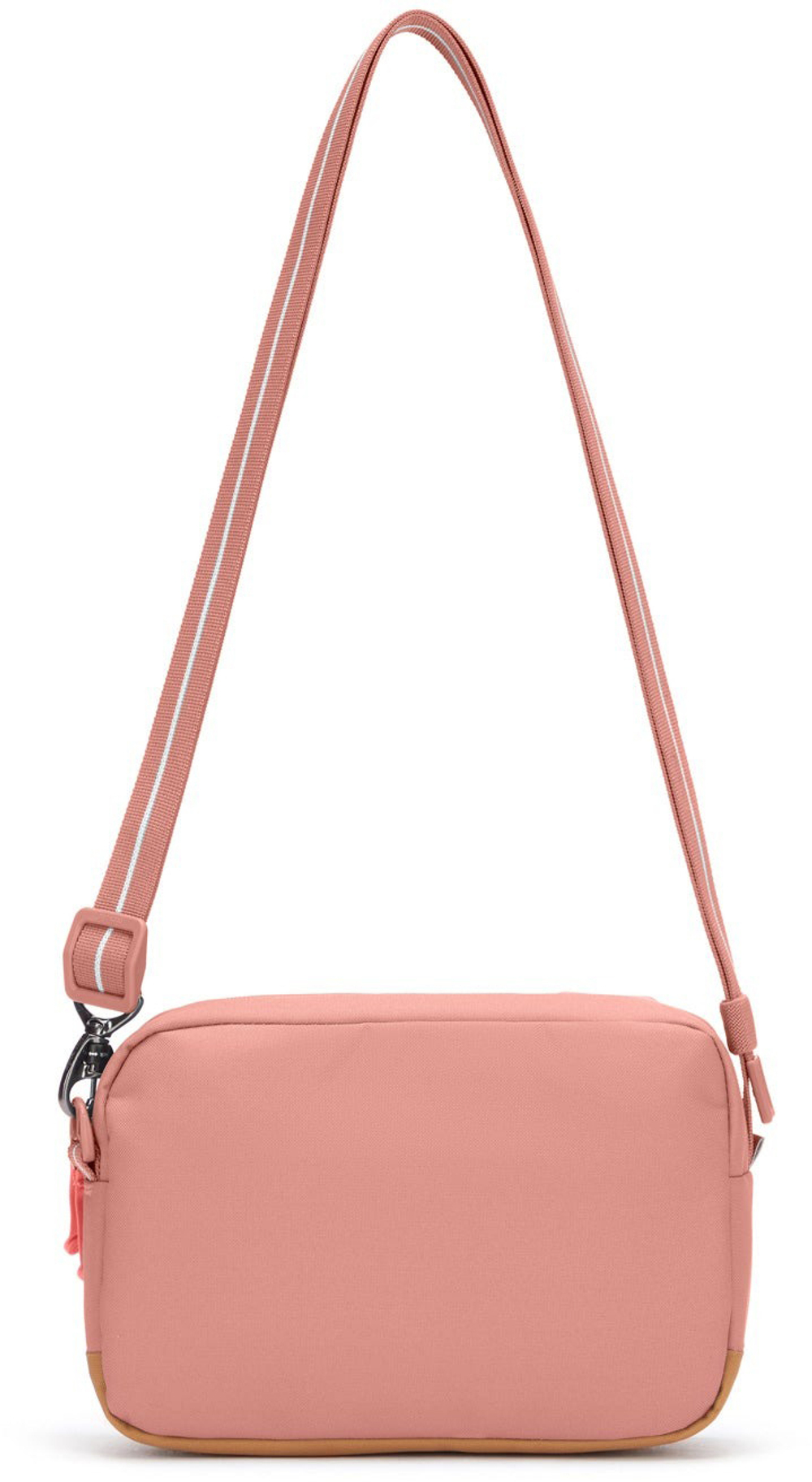 Сумка антивор Pacsafe GO Crossbody, розовый, 2.5 л.