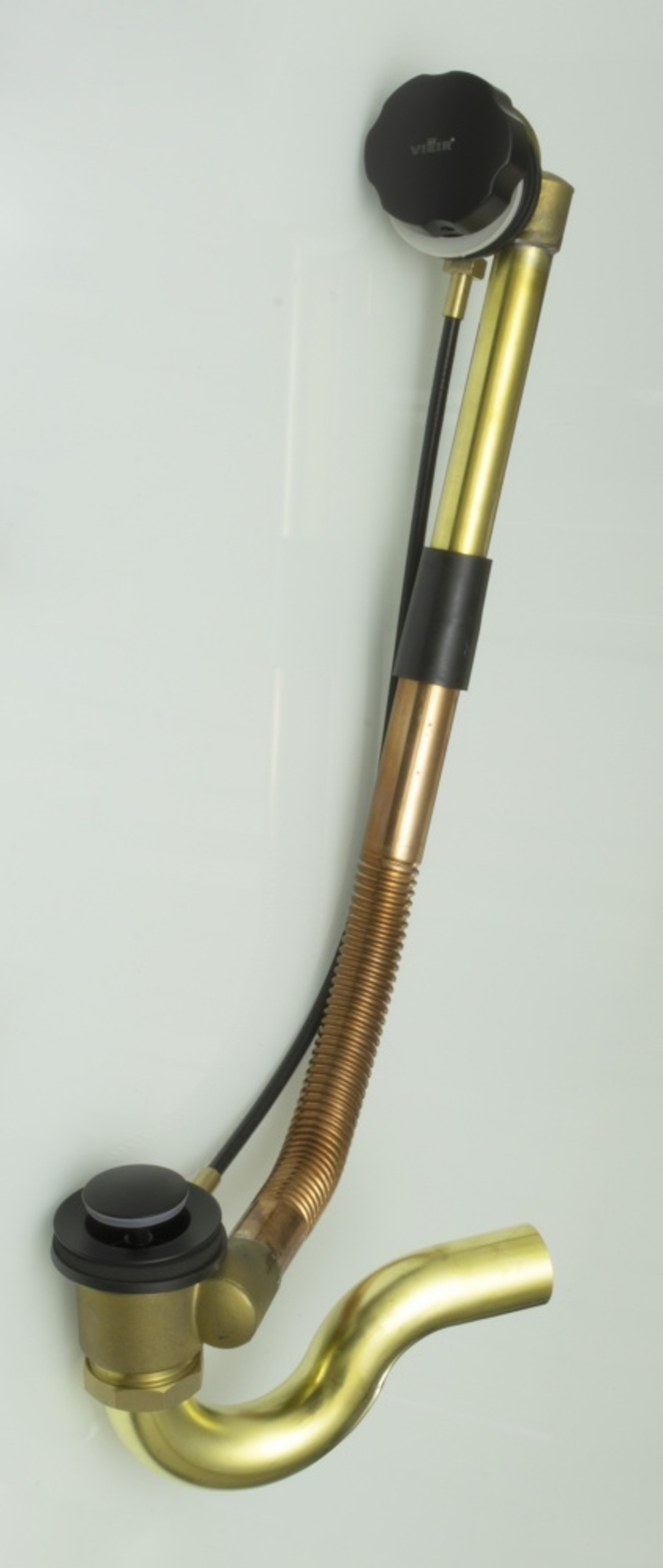 Обвязка ViEiR для ванны металл (полуавтомат, ЧЕРНЫЙ)  (10/1шт)