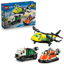 LEGO City - Набор с самолетом, сервисным грузовиком и воздушной подушкой 60505