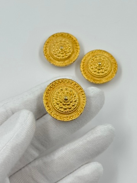 Накладка на пуговицу с узором