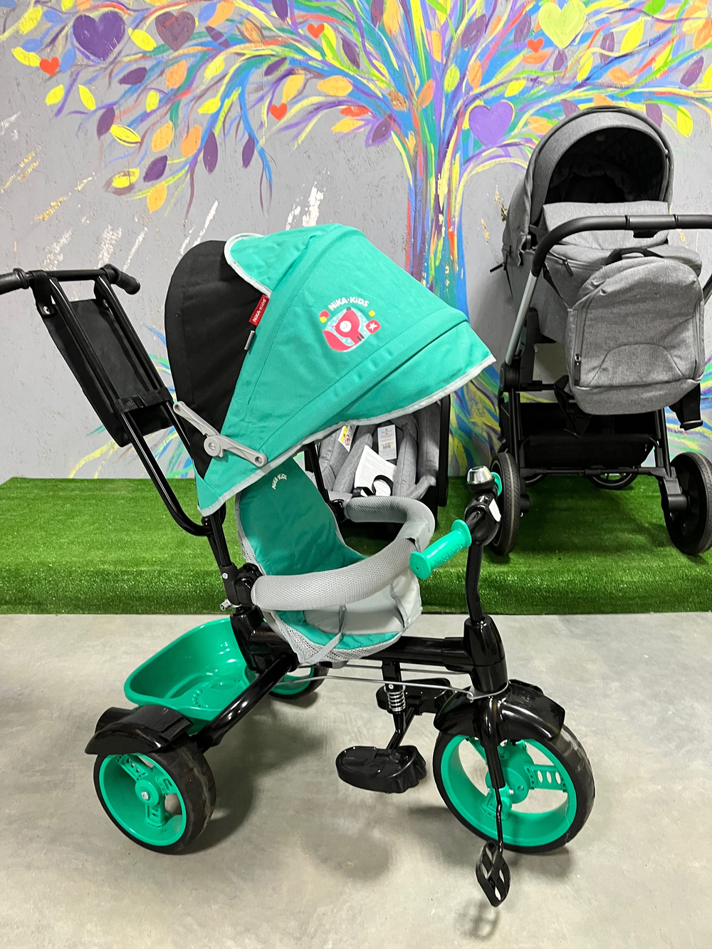 Велосипед детский 3-х колесный изумрудный арт. ВД4/2 Nika