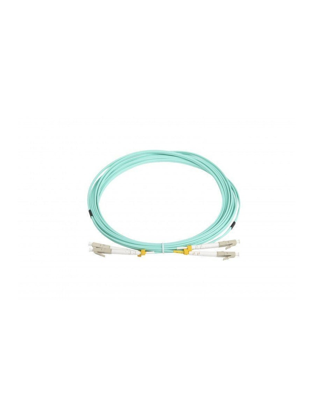 Патч-корд FC-D2-503-LC/PR-LC/PR-H-5M-LSZH-AQ волоконно-оптический(шнур) MM 50/125(OM3) LC-LC duplex 10G/40 LSZH 5м аква Hyperline 34456