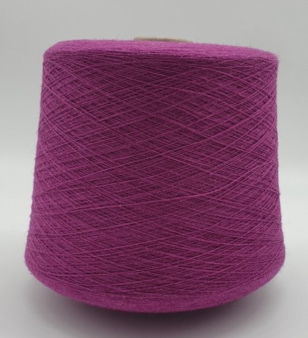 Пряжа Emilcotoni SPa RealWool 2/50 (60% пима хлопок, 40% меринос),2500 м/100 гр, винтажная фиалка