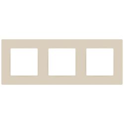 Рамка для розеток и выключателей ЭРА Серия 12 12-5203-02 на 3 поста, Классик, слоновая кость