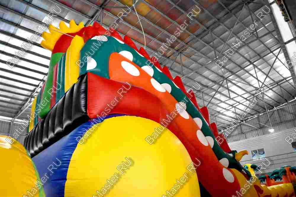 Большая и высокая горка "Змей Горыныч 3" 23*10*10 м