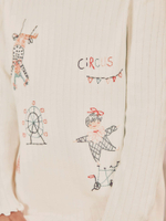 Пижама для девочки Next AC0-791, 3 шт., Молочный, Красный, Серый