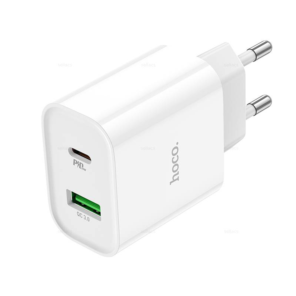Зарядное устройство Hoco C80A Plus 20W PD + QC3.0 (white)