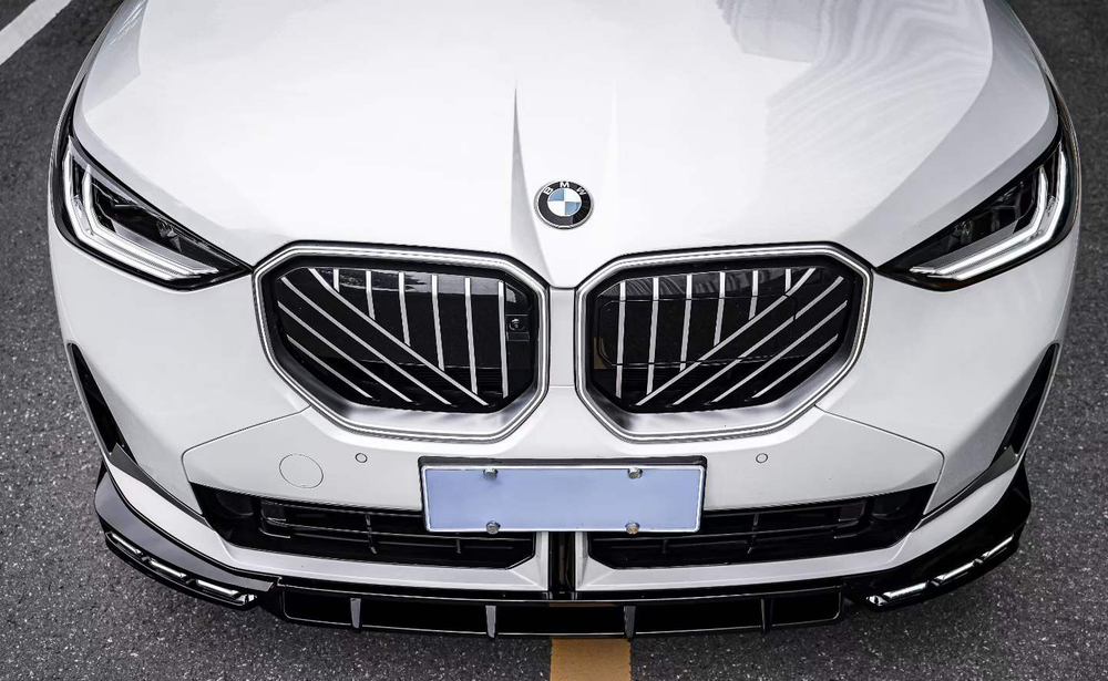 Обвес с подсветкой для BMW X3 G45 2025 БМВ аэродинамический тюнинг губа и диффузор бампера