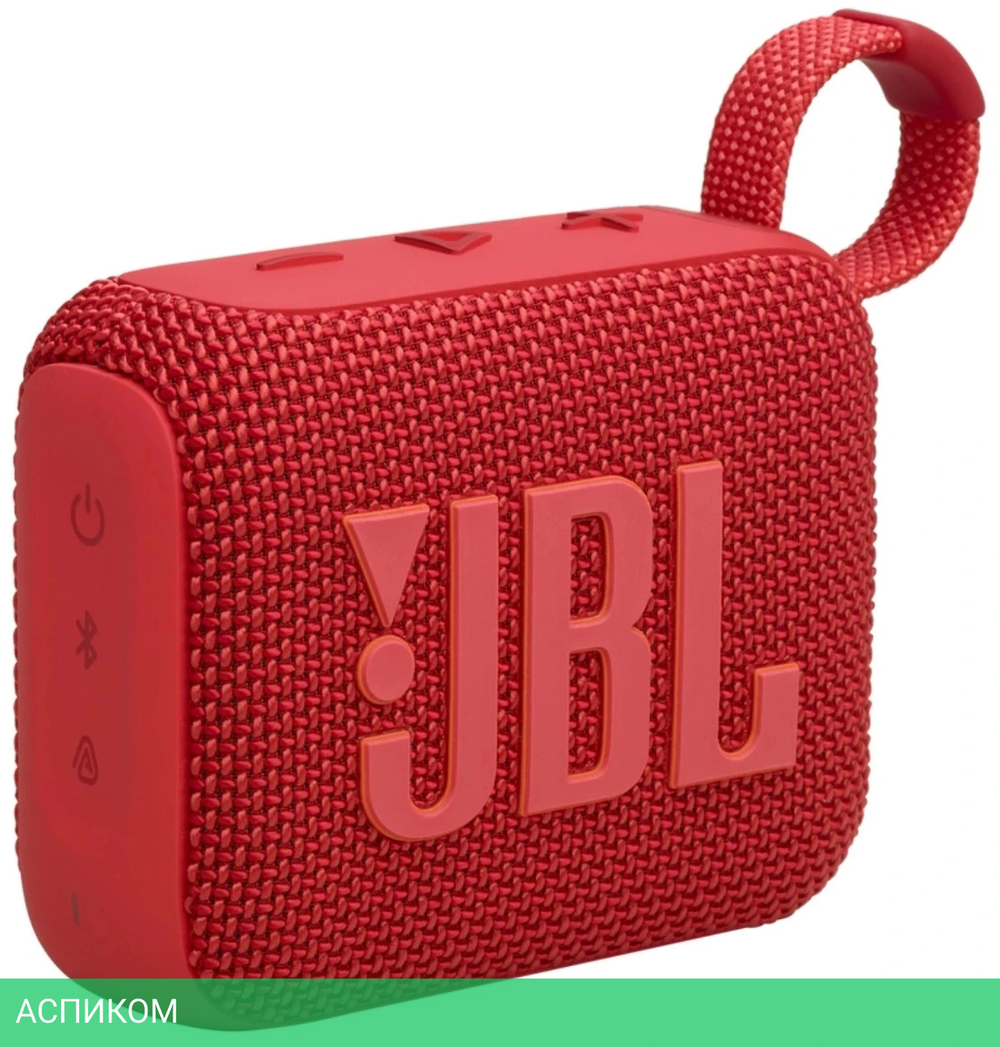 Беспроводная колонка JBL Go 4 Red (JBLGO4RED)