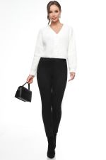 Брюки черные замшевые облегающие DStrend (Акция)