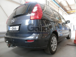 Фаркоп оцинкованный Galia M124A для Mazda 5 2005-2010, 2010-2015(паспорт и сертификат в комплекте)(без электрики)