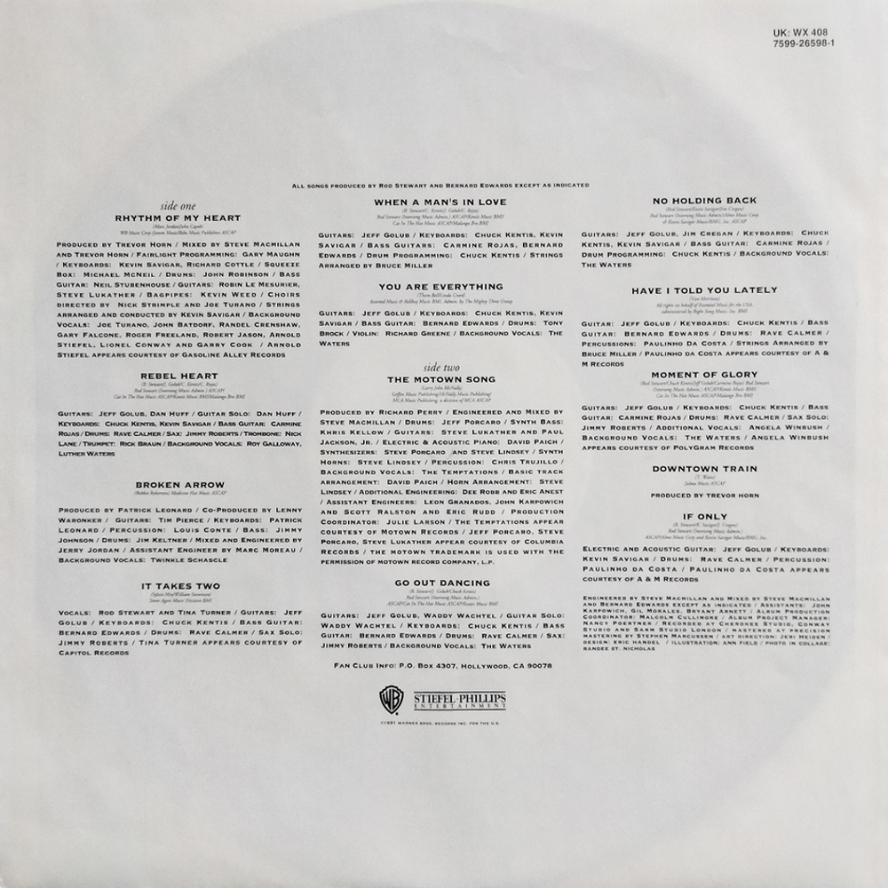 Rod Stewart / Vagabond Heart (LP)