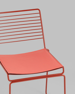 Стул обеденный Danny бордовый с подушкой