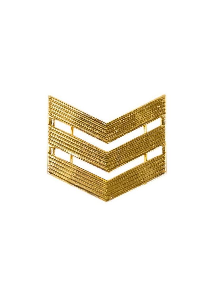 Лычка сержант металл золото