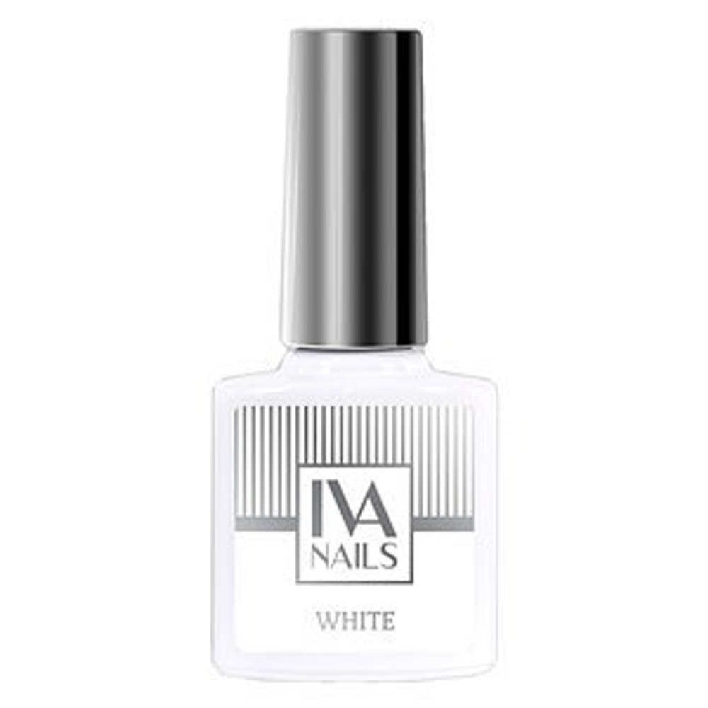 Гель-лак White, IVA NAILS, 8мл.