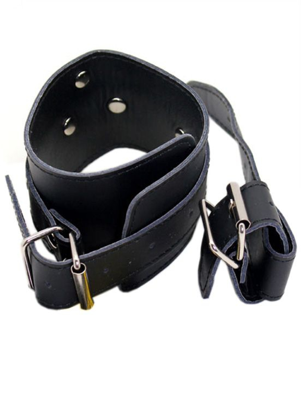 Черная манжета с фиксацией больших пальцев (Цвет: черный)