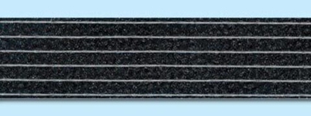 Кромка клеевая, 20 мм, цв. чёрный