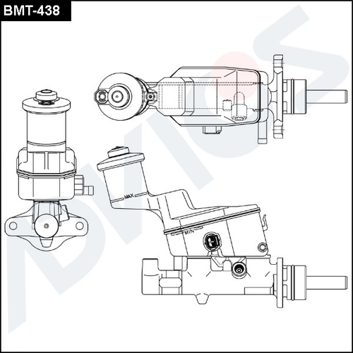 Главный тормозной цилиндр BMT438