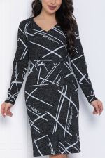 Платье Альмерия (черно-серое) П12499 LT Collection