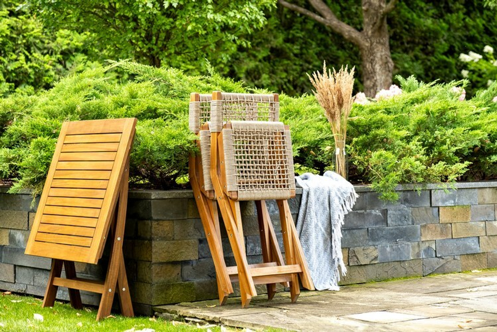 Стол из акации КАРО 70 см складной