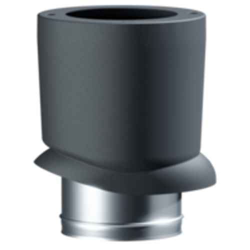 Docke PREMIUM/ Выход вентиляционный ИЗЛ-125/700/ Труба/ Чёрный