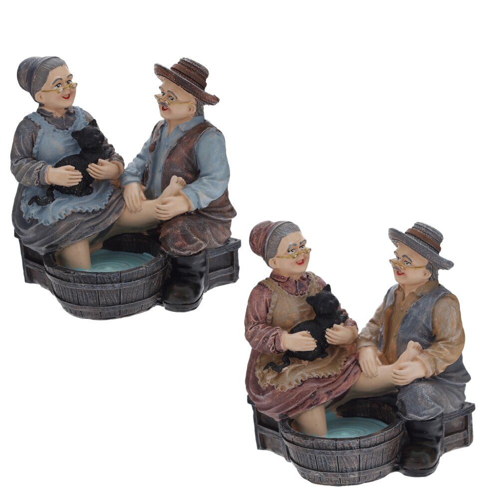 GAEM Фигурка декоративная "Бабушка с дедушкой", L11,5 W9,5 H12 см, 2в.