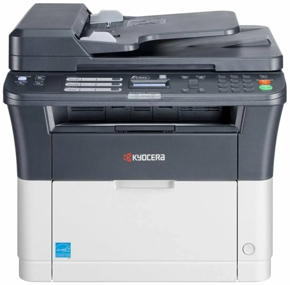 МФУ лазерный Kyocera FS-1025MFP, ч/б, A4, белый/черный