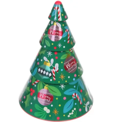 Банка жестяная «Ёлка» 28*17,5см