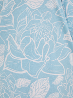 Ночная сорочка С-008/голубой-кувшинка