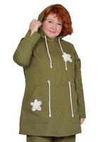 Жакет джинсовый Луговые цветы