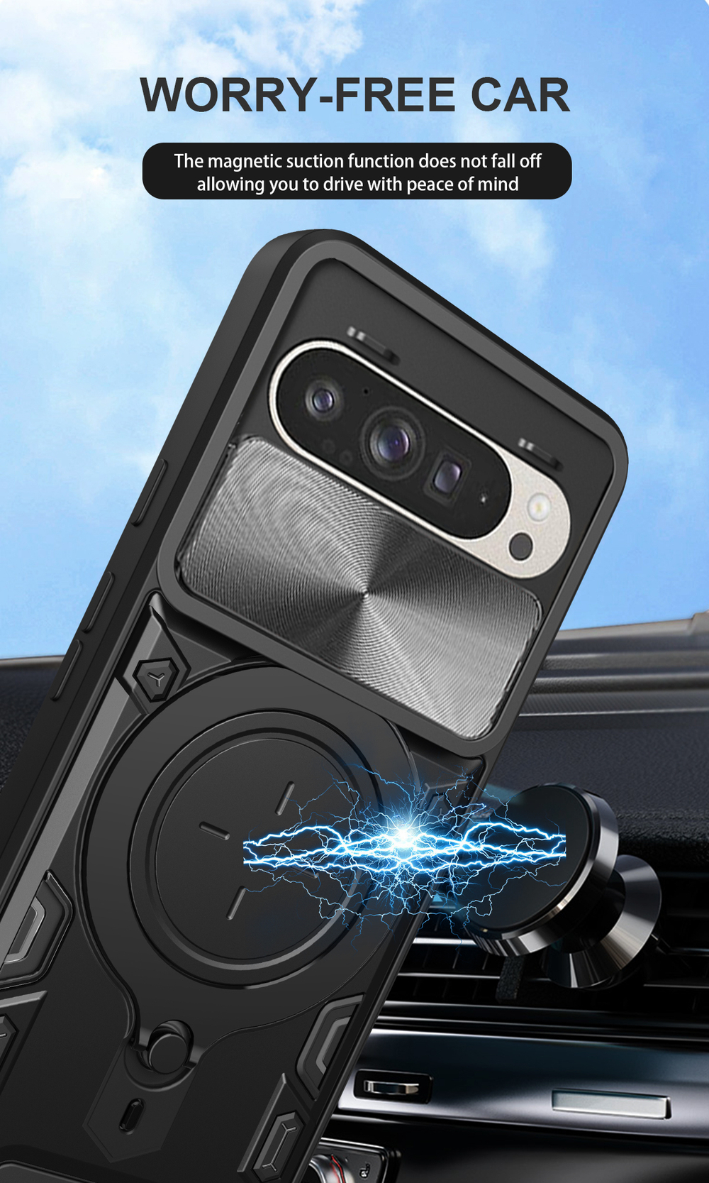 Чехол с кольцом Big Ring Case для Google Pixel 9/9 Pro