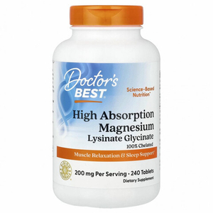 Doctor's Best Magnesium 100% хелатный 240 таблеток