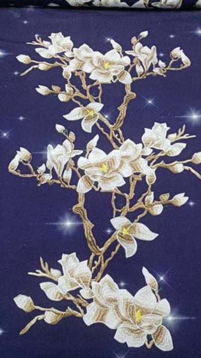 Футер (панель). Вышивка