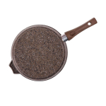 Сковорода алюминий, 22 см, антиприг, Мечта, Премиум, мокко, 022902, съем руч