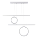 359182 OVER NT23 314 белый Светильник подвесной диммируемый, в комплекте пульт ДУ IP20 LED 4000К 116W 220V ONDO