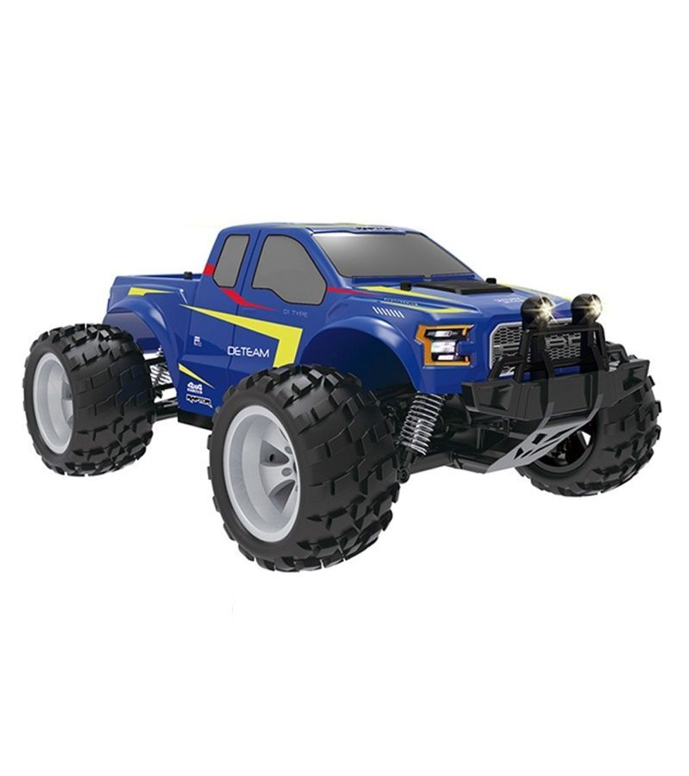 Радиоуправляемый монстр Double Eagle Ford F-150 Raptor (синий) 1:18 4WD 2.4G RTR