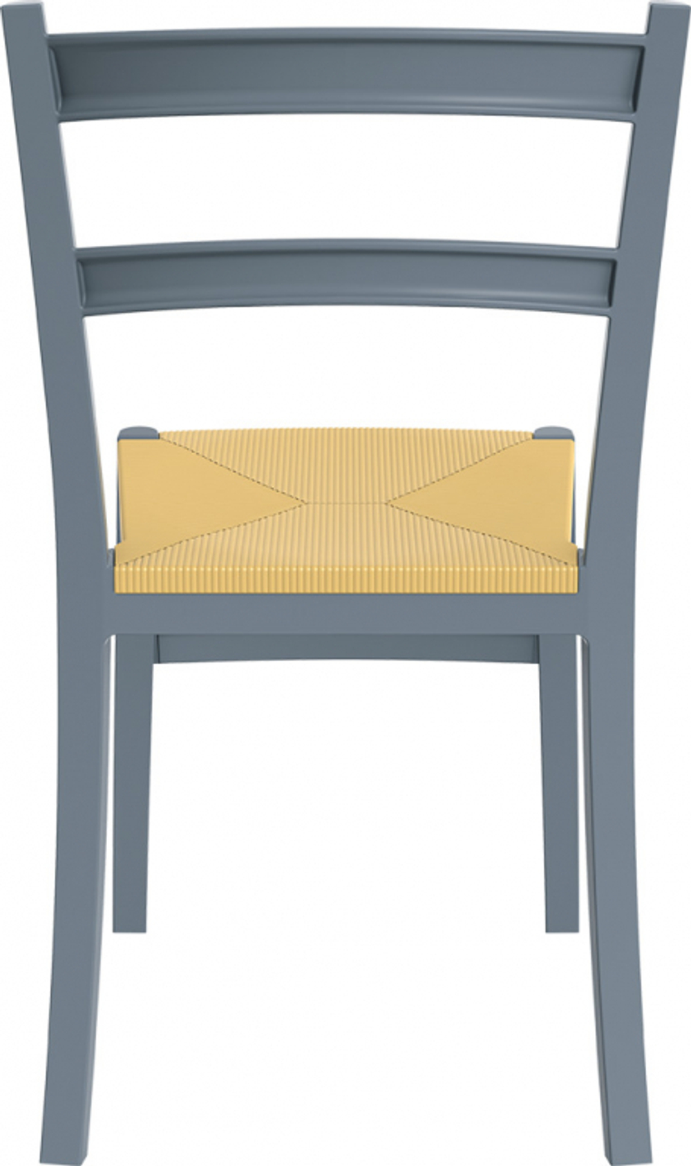 Стул пластиковый Siesta Contract Tiffany-S, темно-серый