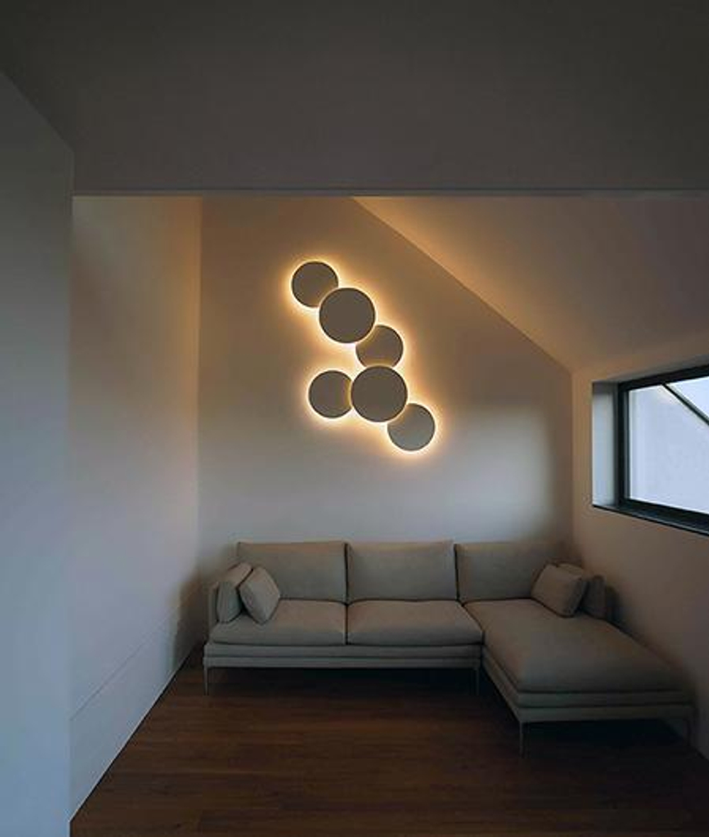 Wall design lamp Puck by Vibia (2 lampshade )