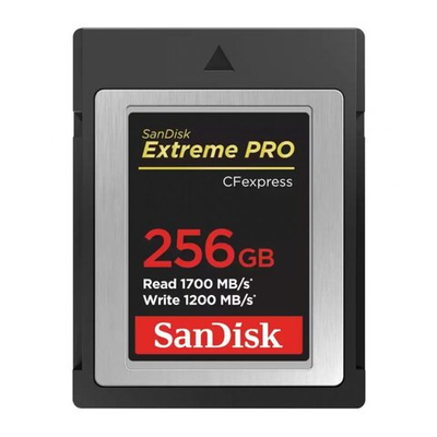 Карта памяти SanDisk Extreme Pro CFexpress Type B 256GB, R/W 1700/1200 МБ/с