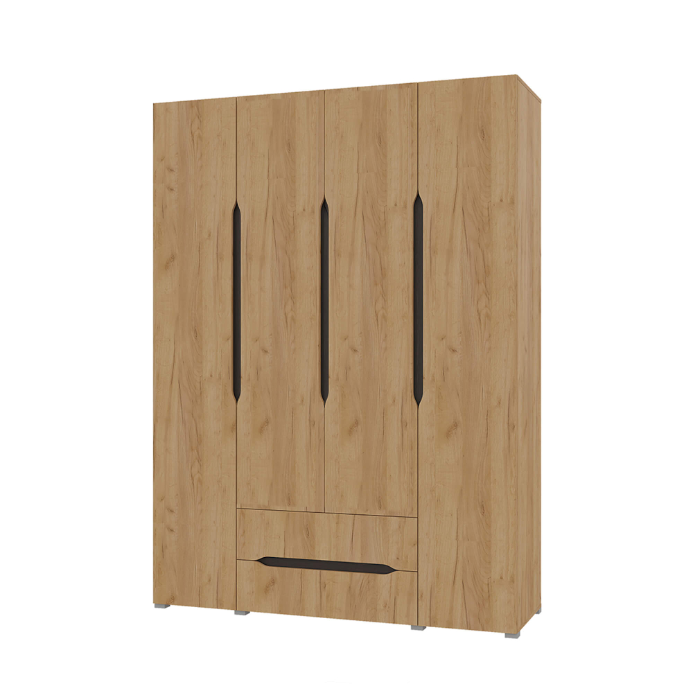 Вега (Горизонт) Шкаф четырехдверный (с 2 ящиками)