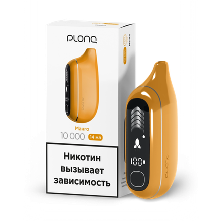 Plonq Max Pro - (Манго) 10000 затяжек