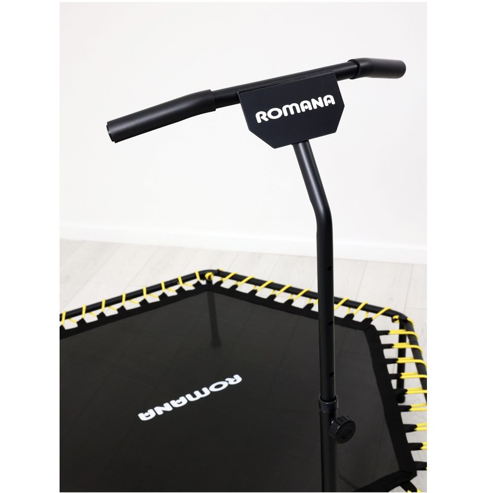 Батут для джампинга с рукояткой и счетчиком Romana 12.10.00 (оранжевый)