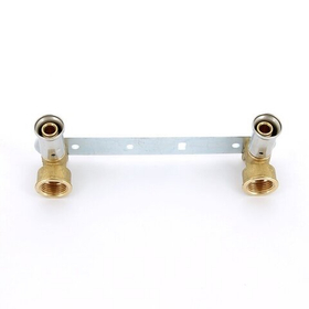 Водорозетка двойная укороченная внутренняя резьба Henco 16 x 1/2*