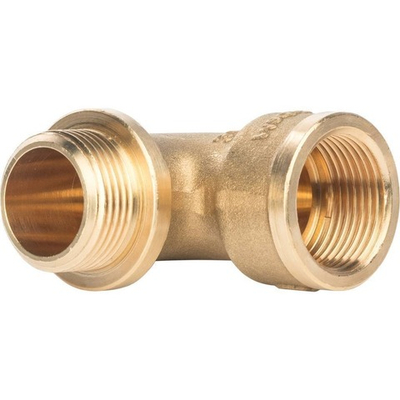 Угольник STOUT 3/4" ВР/НР с упором