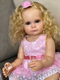 Кукла Реборн виниловая 55см в пакете (FA-029)